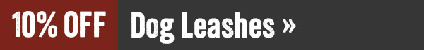 10% Off Dog Leashes