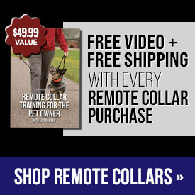 Free Video + Free Shipping with Every Remote Collar Purchase