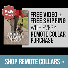 Free Video + Free Shipping with Every Remote Collar Purchase