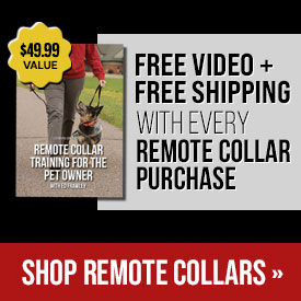 Free Video + Free Shipping with Every Remote Collar Purchase