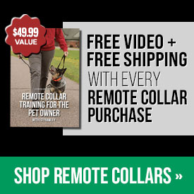 Free Video + Free Shipping with Every Remote Collar Purchase