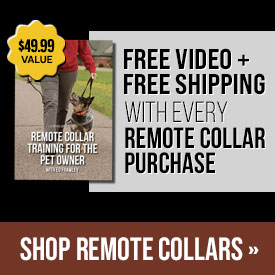 Free Video + Free Shipping with Every Remote Collar Purchase