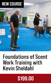 Foundations of Scent Work Training