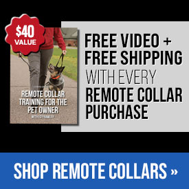 Free Video + Free Shipping with Every Remote Collar Purchase