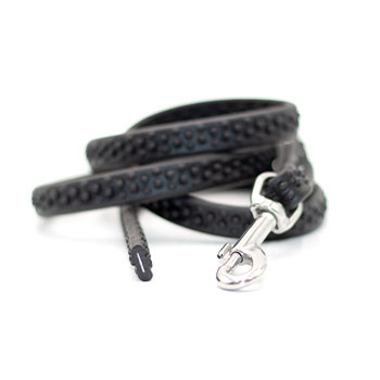1/2-in Super Grip Bumpy BioThane Obedience Leash
