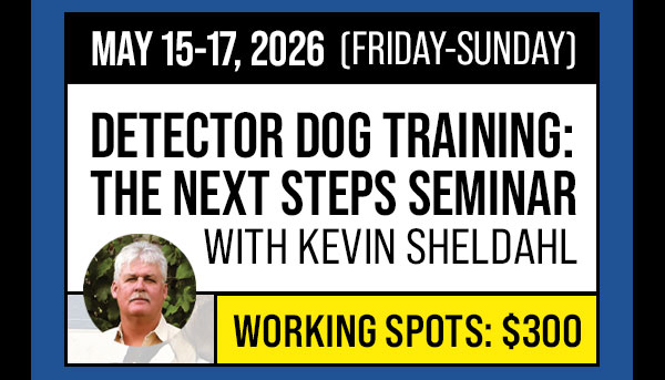 Kevin Sheldahl Detector Dog Seminar