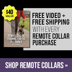 Free Video + Free Shipping with Every Remote Collar Purchase