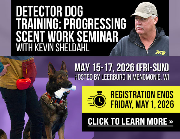 Kevin Sheldahl Detector Dog Seminar