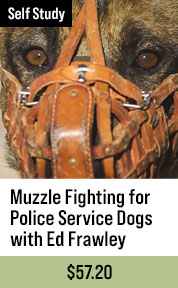 Muzzle Fighting for Police Service Dogs