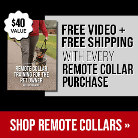 Free Video + Free Shipping with Every Remote Collar Purchase