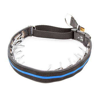 Keeper Collars Thin Blue Line Hidden Prong for Thick Coats