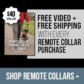 Free Video + Free Shipping with Every Remote Collar Purchase