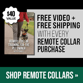 Free Video + Free Shipping with Every Remote Collar Purchase