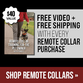 Free Video + Free Shipping with Every Remote Collar Purchase
