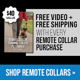 Free Video + Free Shipping with Every Remote Collar Purchase