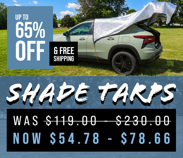 Shade Tarps are 65% Off