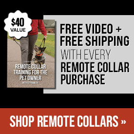 Free Video + Free Shipping with Every Remote Collar Purchase