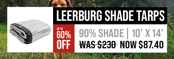 90% Leerburg Shade Tarp
