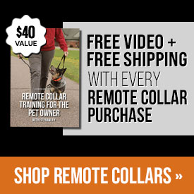 Free Video + Free Shipping with Every Remote Collar Purchase