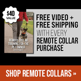 Free Video + Free Shipping with Every Remote Collar Purchase