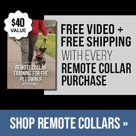 Free Video + Free Shipping with Every Remote Collar Purchase