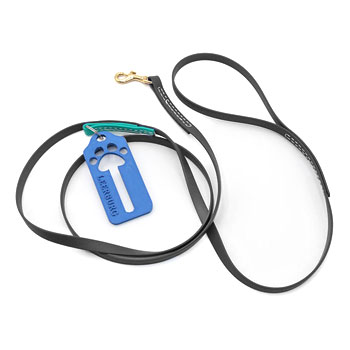 Leerburg's Leash - Poop Bag Holder Combo
