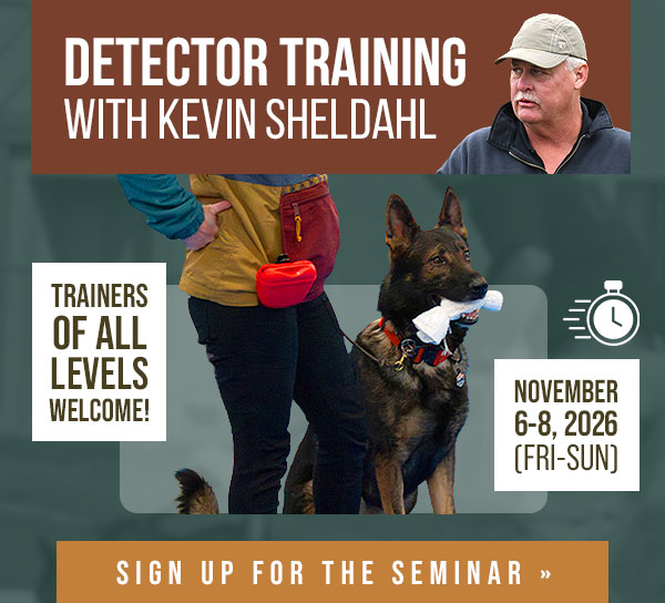 Kevin Sheldahl's Detection Training Seminar is Coming in November