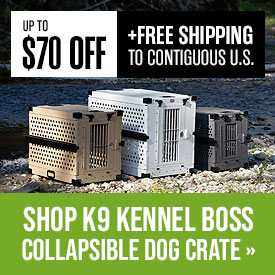 K9 Kennel Boss – Collapsible Dog Crate