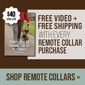 Free Video + Free Shipping with Every Remote Collar Purchase