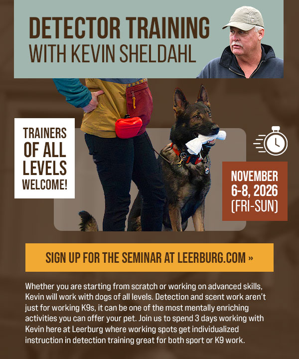 Kevin Sheldahl's Detection Training Seminar is Coming in November