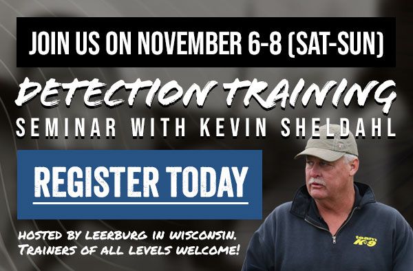 Kevin Sheldahl's Detection Training Seminar is Coming in November