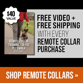 Free Video + Free Shipping with Every Remote Collar Purchase