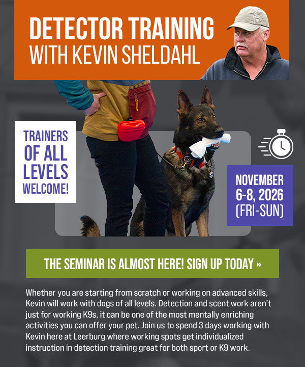 Kevin Sheldahl's Detection Training Seminar is Coming in November