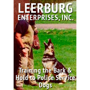 Bark and Hold Training for Police Service Dogs Cover Art