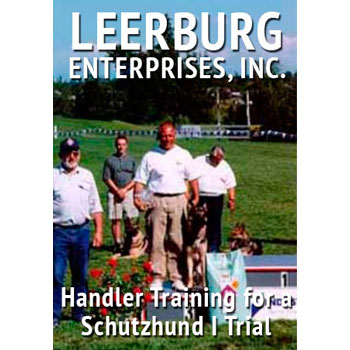 Handler Training for a Schutzhund I Trial Cover Art