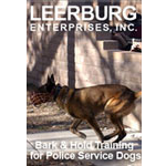 Bark and Hold Training for Police Service Dogs