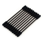 100 Black Cotton Swabs
