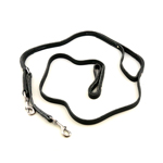 3/4" Two Handled Leather Prong Collar Leash - 6ft