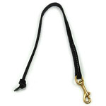 Black Single Ply Obedience Leash