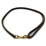 Double Ply Black Belt Leash