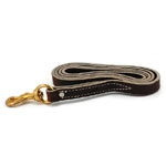 Brown 6 ft Leather Leash
