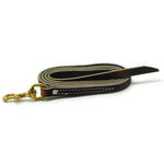 Brown 5 ft Leather Drag Leash