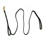 Brown 2-Handled Leather Leash - 6 ft x 3/4 in