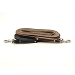 1/2 inch X 10 foot Lightweight Leather Leash BROWN