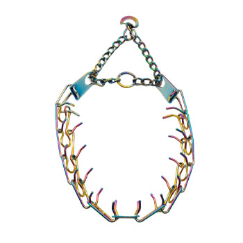 Image of Leerburg's Affordable Rainbow Prong Collar