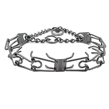 Image of Herm Sprenger - Black Stainless Steel Prong Collar