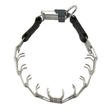 Image of Herm Sprenger Stainless Steel Prong Collar with Quick Release Buckle
