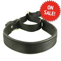Closeout Black Keeper Collars - Flat Martingale