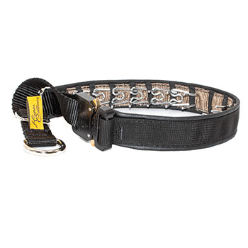 Keeper Collars Hidden Prong Collar with Cobra Buckle