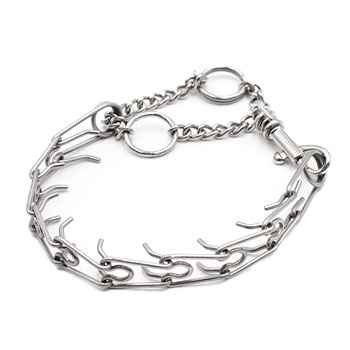 Stainless Steel USA Snap Micro Prong Collar